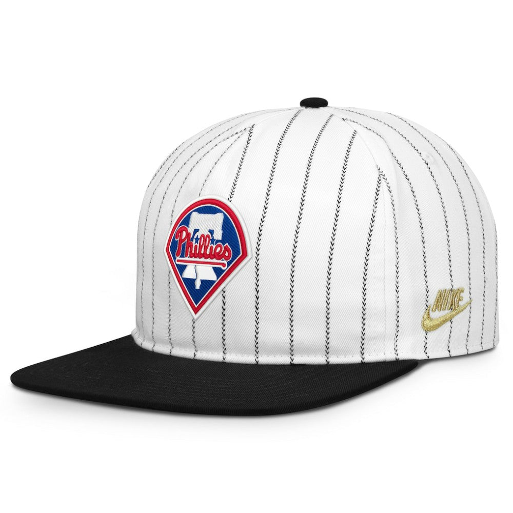 Philadelphia Phillies Nike Cooperstown Collection Pro Adjustable Hat - White/Black Hats
