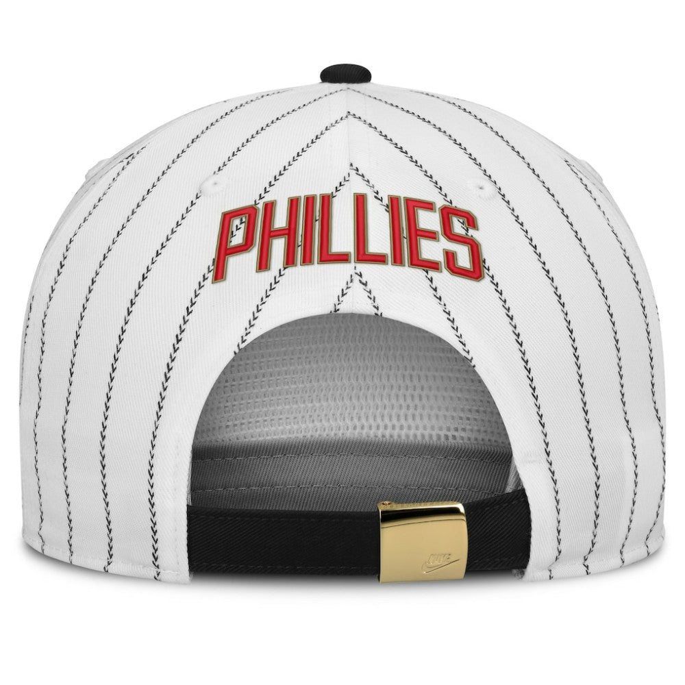 Philadelphia Phillies Nike Cooperstown Collection Pro Adjustable Hat - White/Black Hats