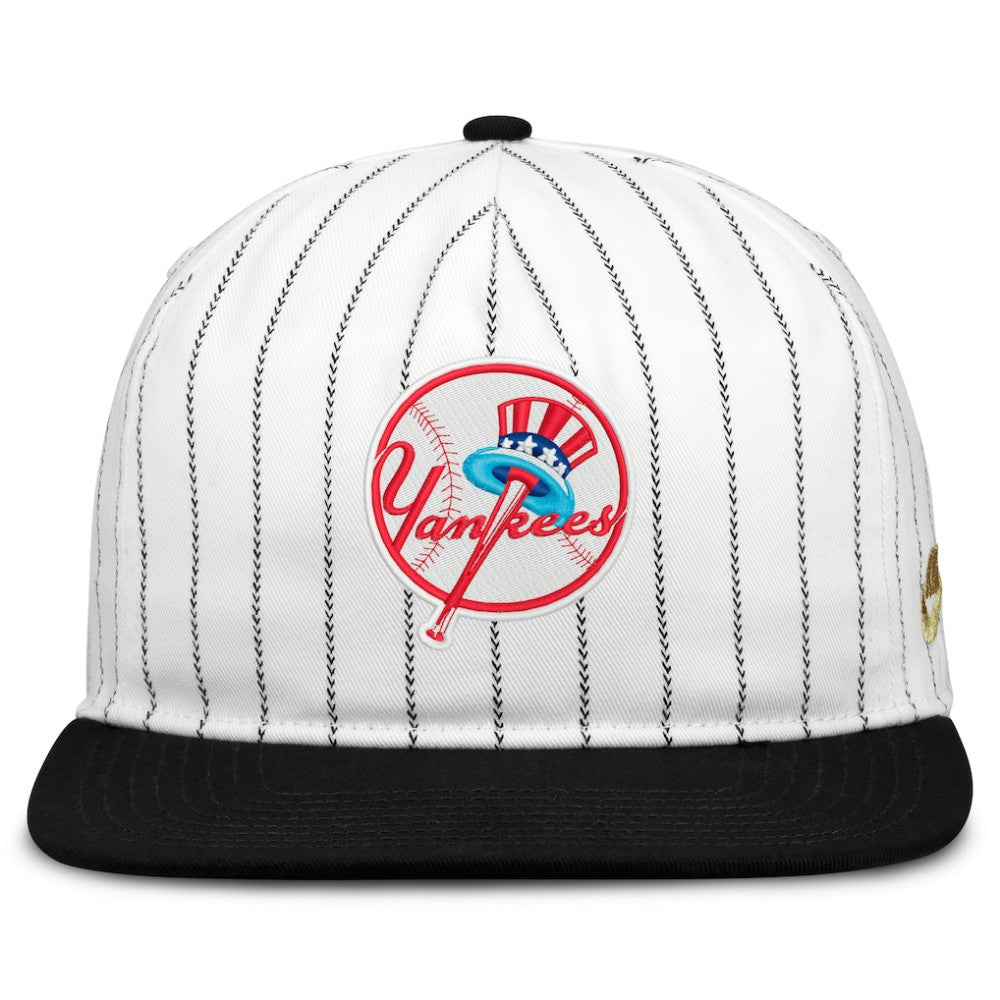 New York Yankees Nike Cooperstown Collection Pro Adjustable Hat - White/Black Hats