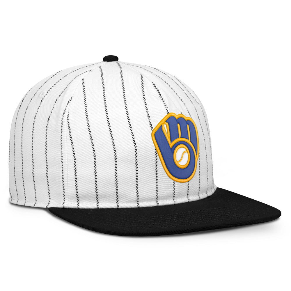 Milwaukee Brewers Nike Cooperstown Collection Pro Adjustable Hat - White/Black Hats