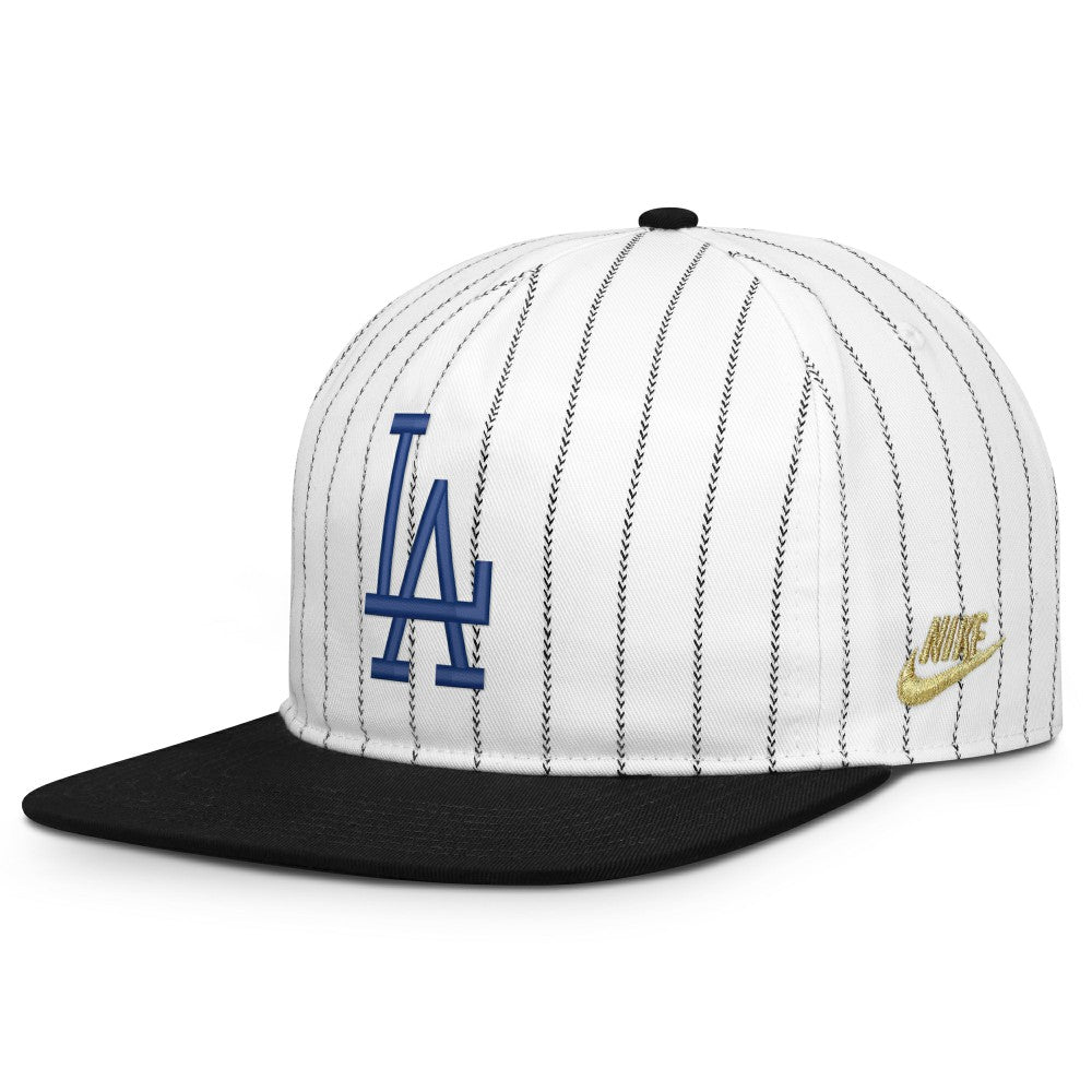 Los Angeles Dodgers Nike Cooperstown Collection Pro Adjustable Hat - White/Black Hats