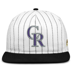 Colorado Rockies Nike Cooperstown Collection Pro Adjustable Hat - White/Black Hats