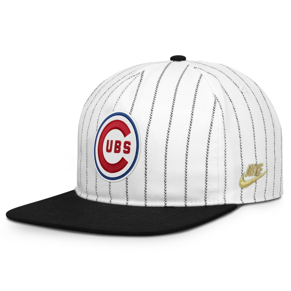 Chicago Cubs Nike Cooperstown Collection Pro Adjustable Hat - White/Black Hats