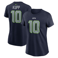 Cooper Kupp Seattle Seahawks Women's Player Name & Number T-Shirt - College Navy T-shirts