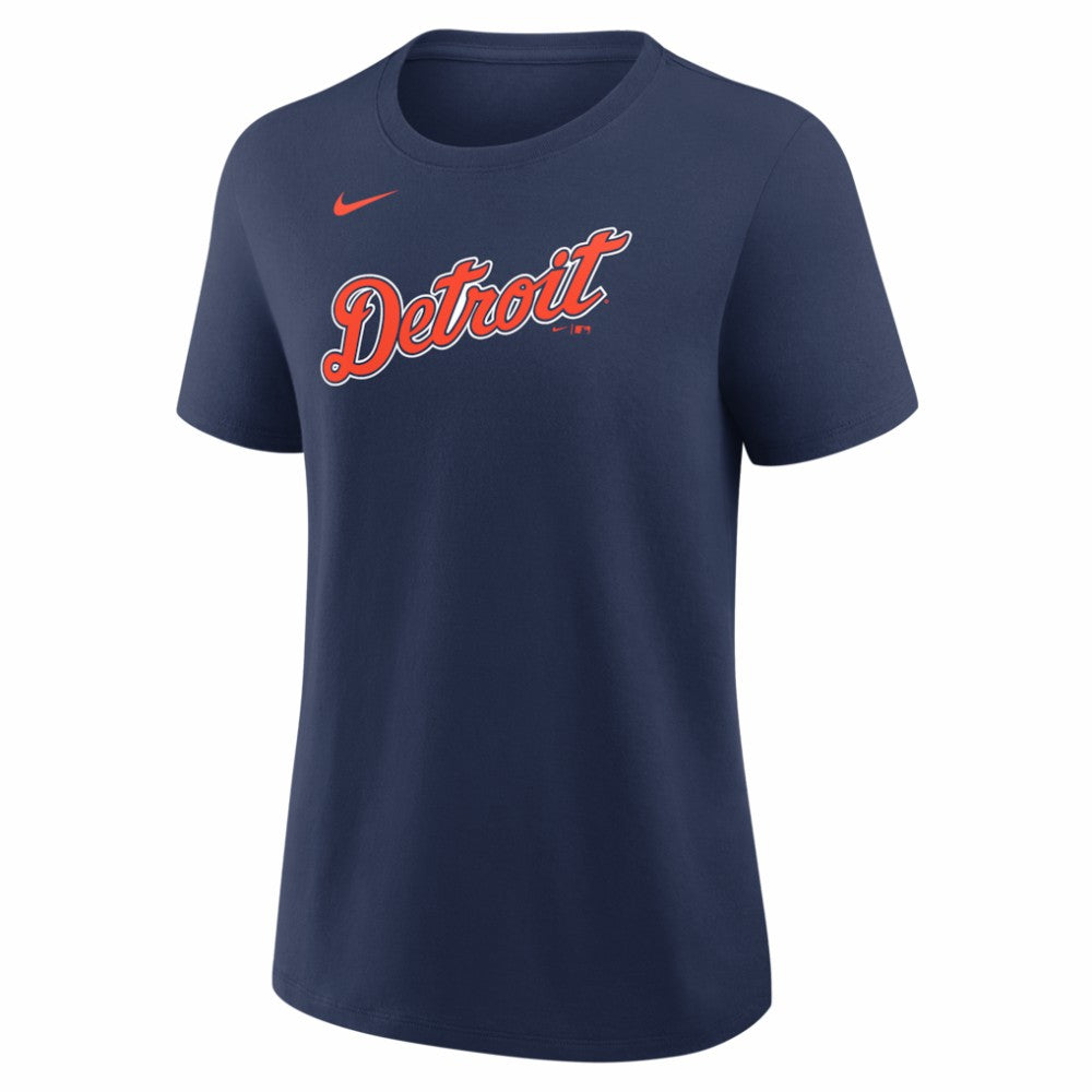 Tarik Skubal Detroit Tigers Nike Women's Alternate Name & Number T-Shirt - Navy T-shirts