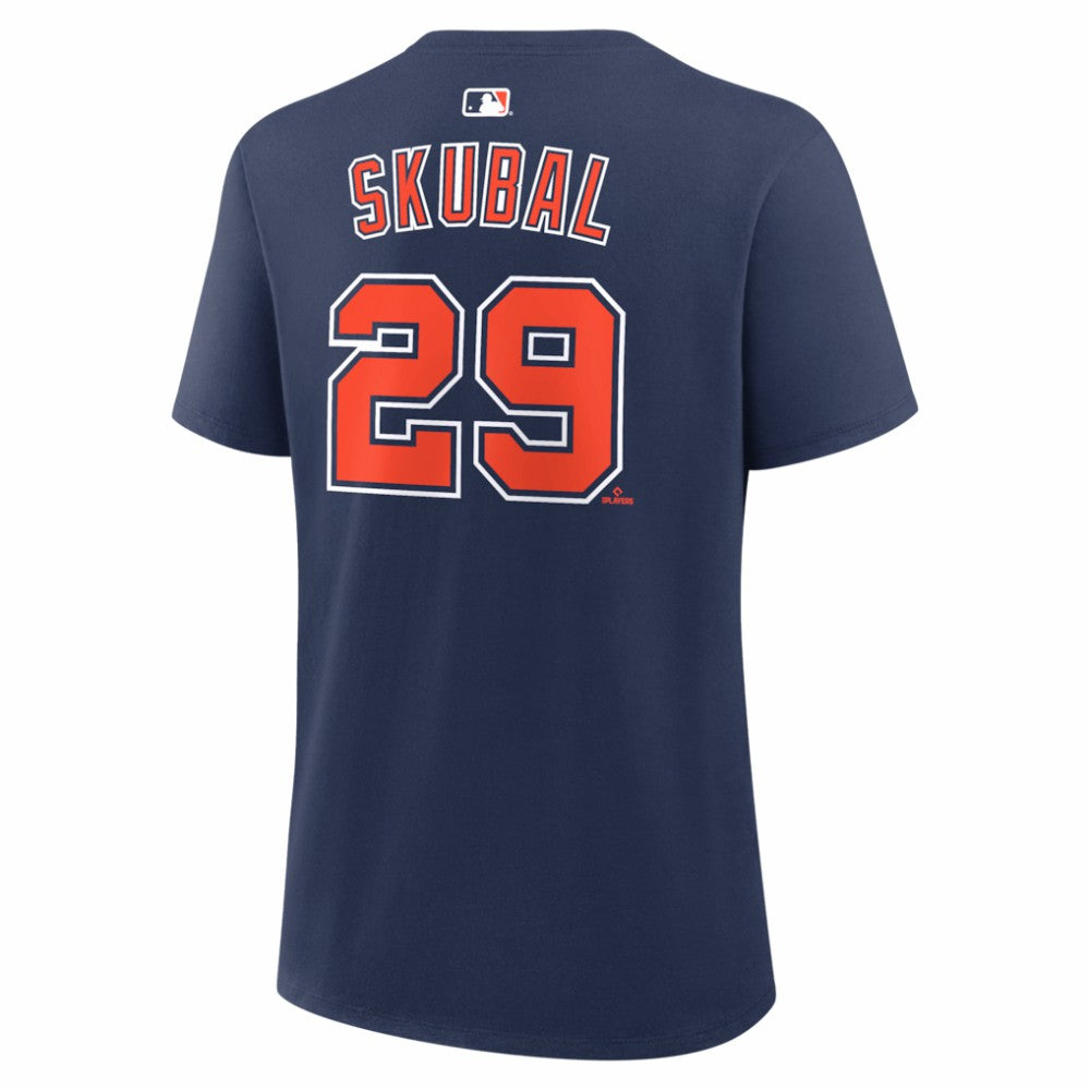 Tarik Skubal Detroit Tigers Nike Women's Alternate Name & Number T-Shirt - Navy T-shirts