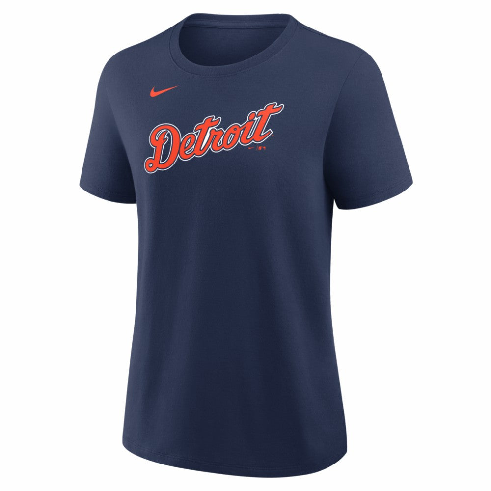 Javier Báez Detroit Tigers Nike Women's Alternate Name & Number T-Shirt - Navy T-shirts