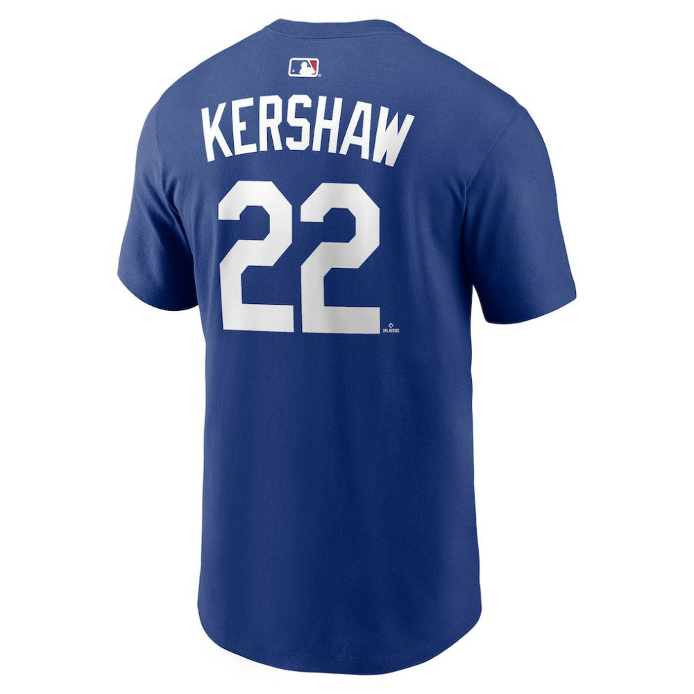 Clayton Kershaw Los Angeles Dodgers Nike Alternate Name & Number T-Shirt - Royal T-shirts