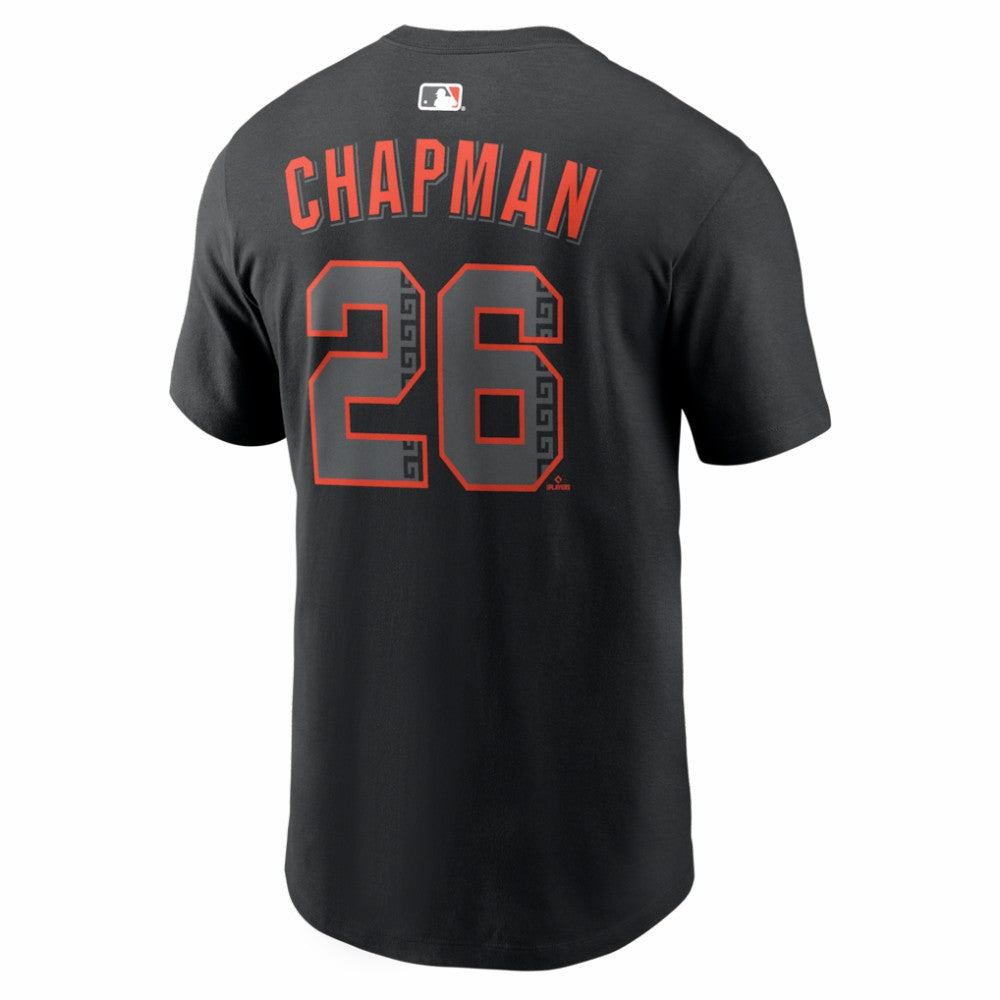 Matt Chapman San Francisco Giants Nike Alternate Name & Number T-Shirt - Black T-shirts
