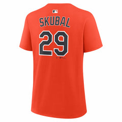 Tarik Skubal Detroit Tigers Nike Women's Name & Number T-Shirt - Orange T-shirts