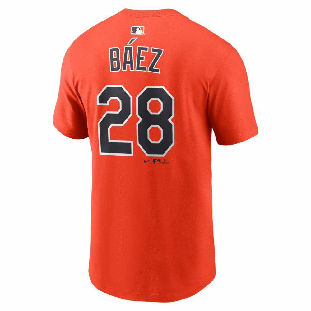 Javier Báez Detroit Tigers Nike Name & Number T-Shirt - Orange T-shirts
