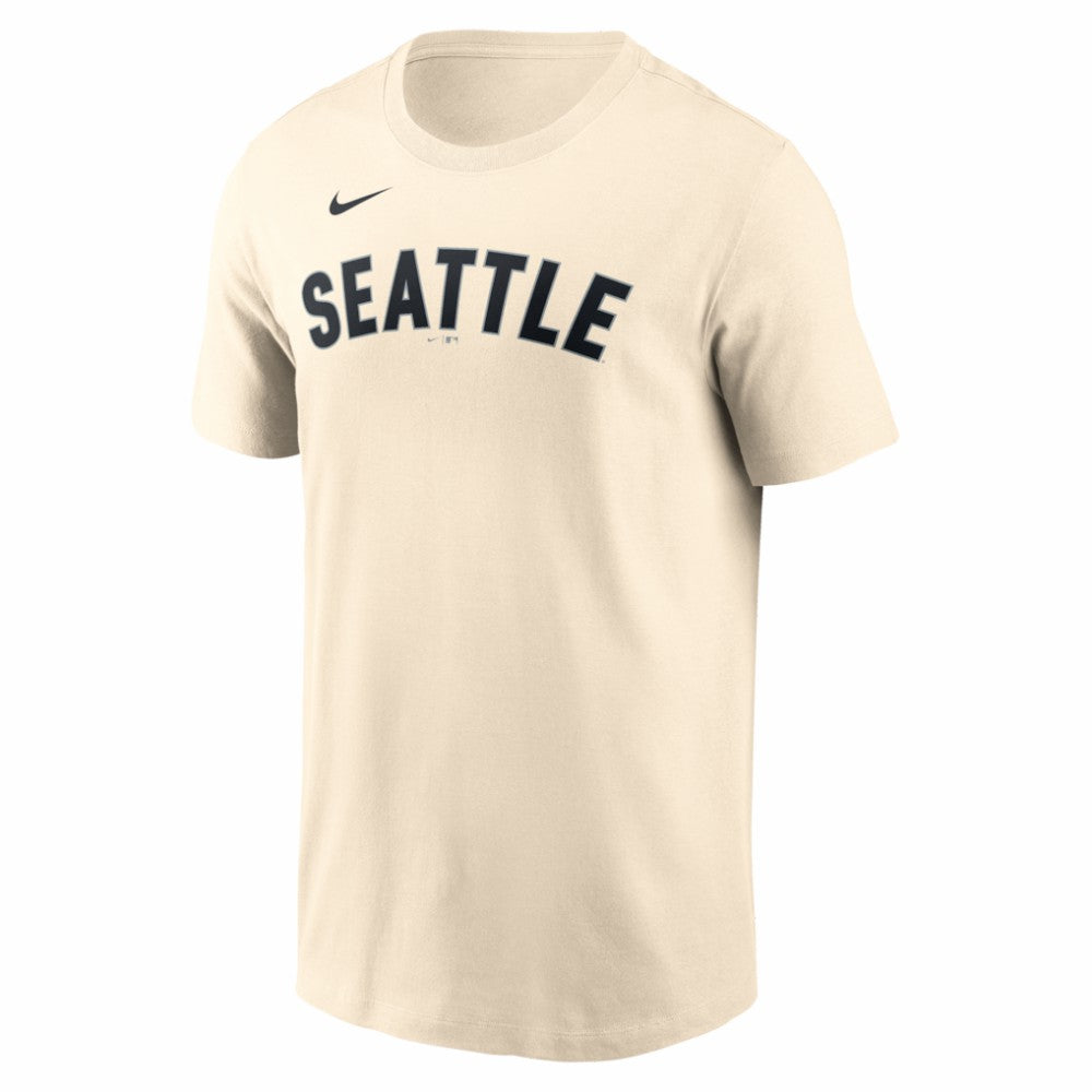 Cal Raleigh Seattle Mariners Nike Name & Number T-Shirt - Natural T-shirts