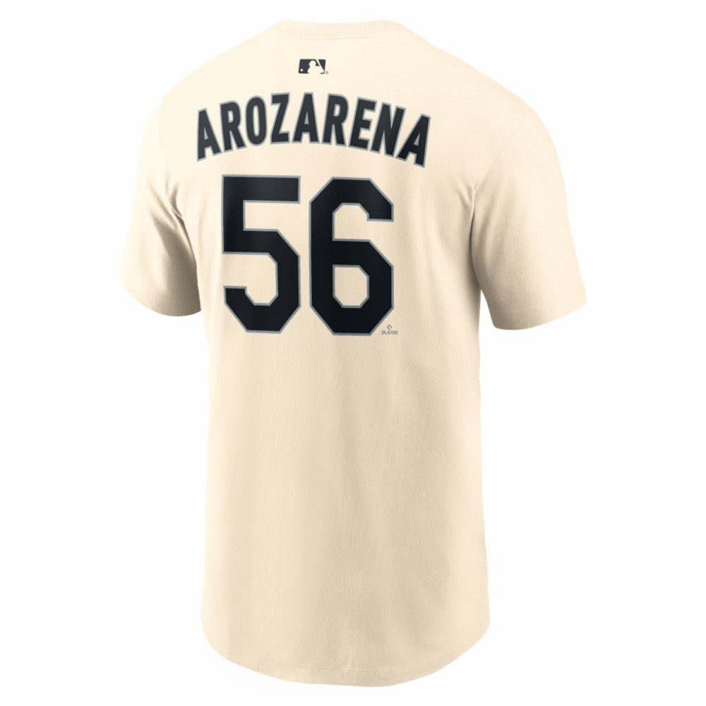 Randy Arozarena Seattle Mariners Nike Name & Number T-Shirt - Natural T-shirts