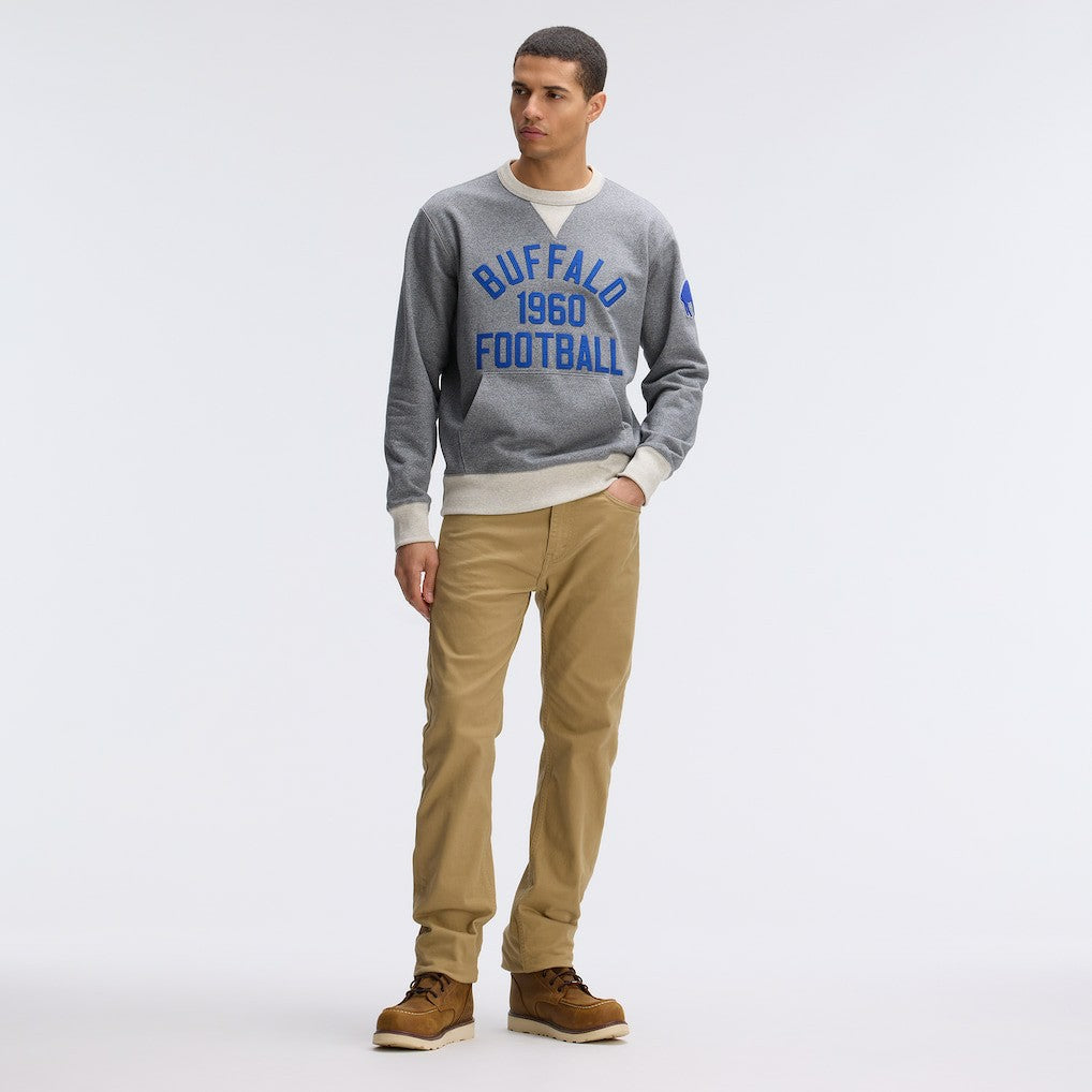 Buffalo Bills IconicFleece Pocket Sweatshirt - Athletic Heather Gray Sweatshirts