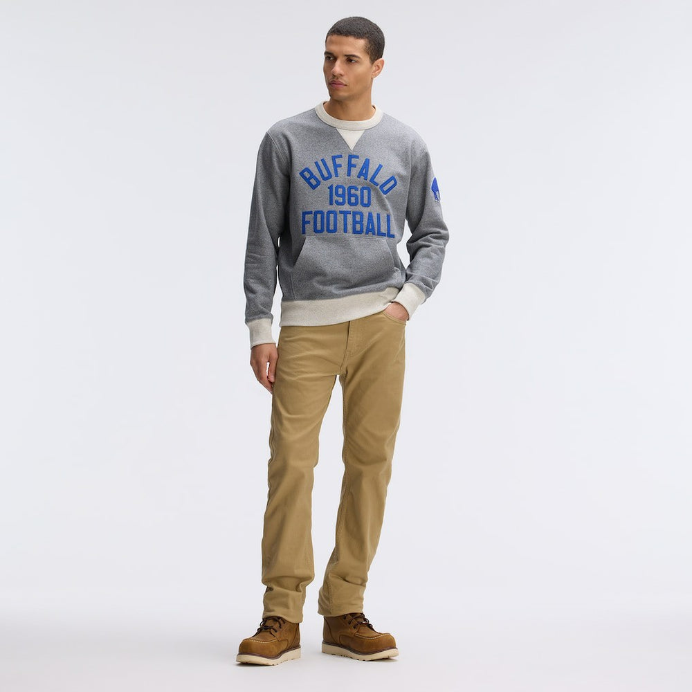 Buffalo Bills IconicFleece Pocket Sweatshirt - Athletic Heather Gray Sweatshirts