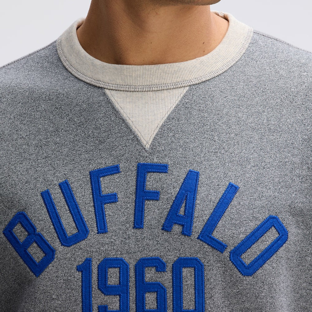 Buffalo Bills IconicFleece Pocket Sweatshirt - Athletic Heather Gray Sweatshirts