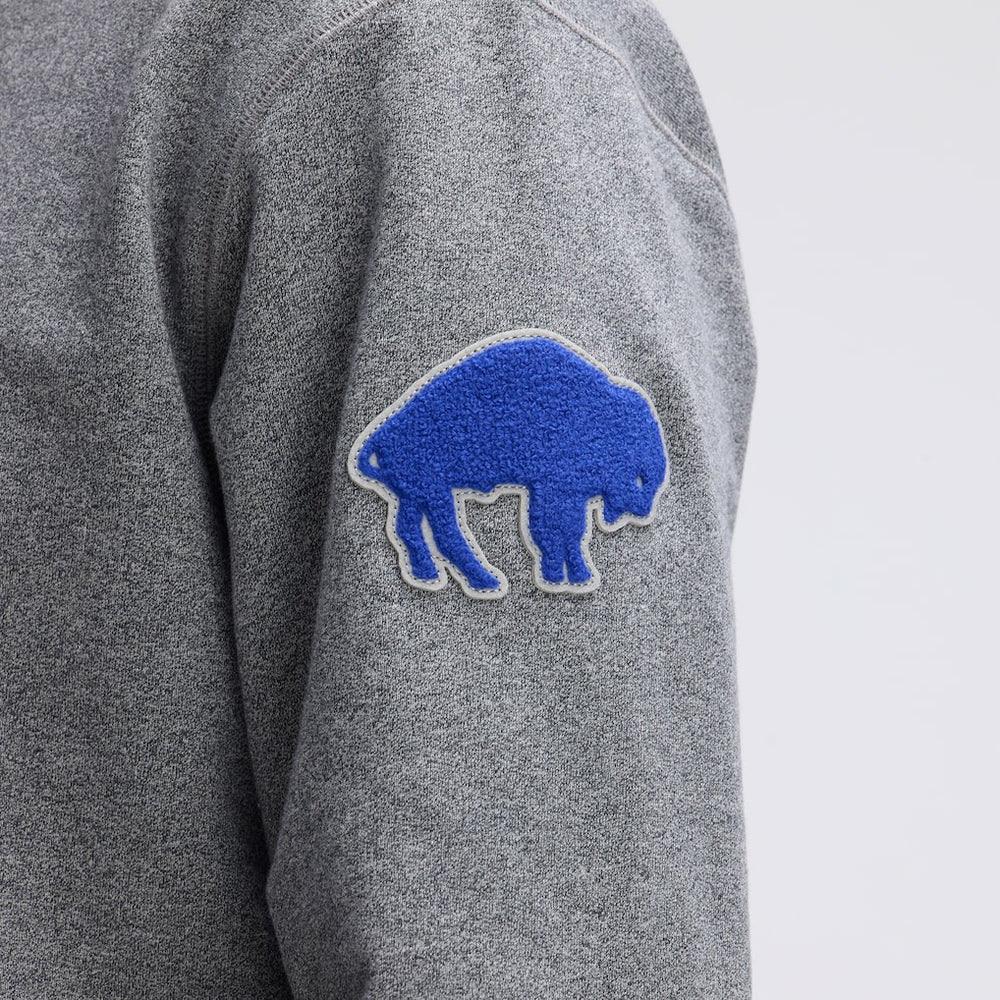 Buffalo Bills IconicFleece Pocket Sweatshirt - Athletic Heather Gray Sweatshirts