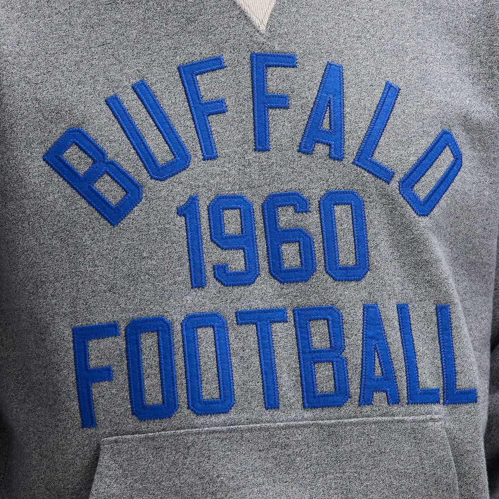 Buffalo Bills IconicFleece Pocket Sweatshirt - Athletic Heather Gray Sweatshirts