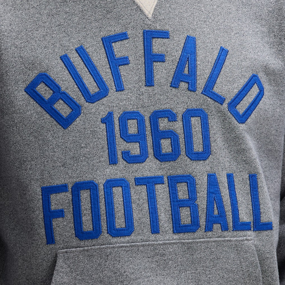 Buffalo Bills IconicFleece Pocket Sweatshirt - Athletic Heather Gray Sweatshirts
