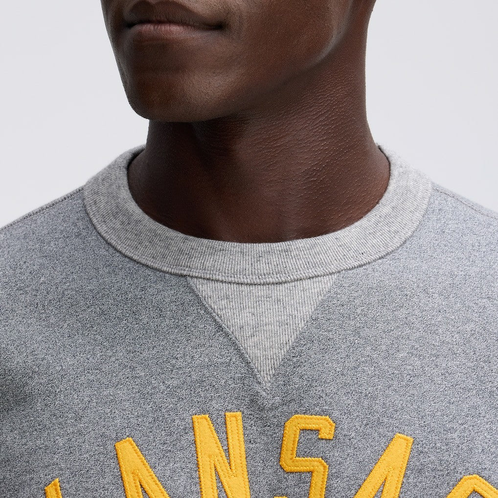 Kansas City Chiefs IconicFleece Pocket Sweatshirt - Athletic Heather Gray Sweatshirts