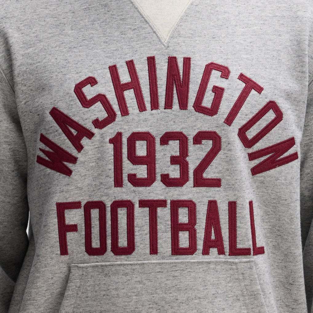 Washington Commanders IconicFleece Pocket Sweatshirt - Heather Gray Sweatshirts