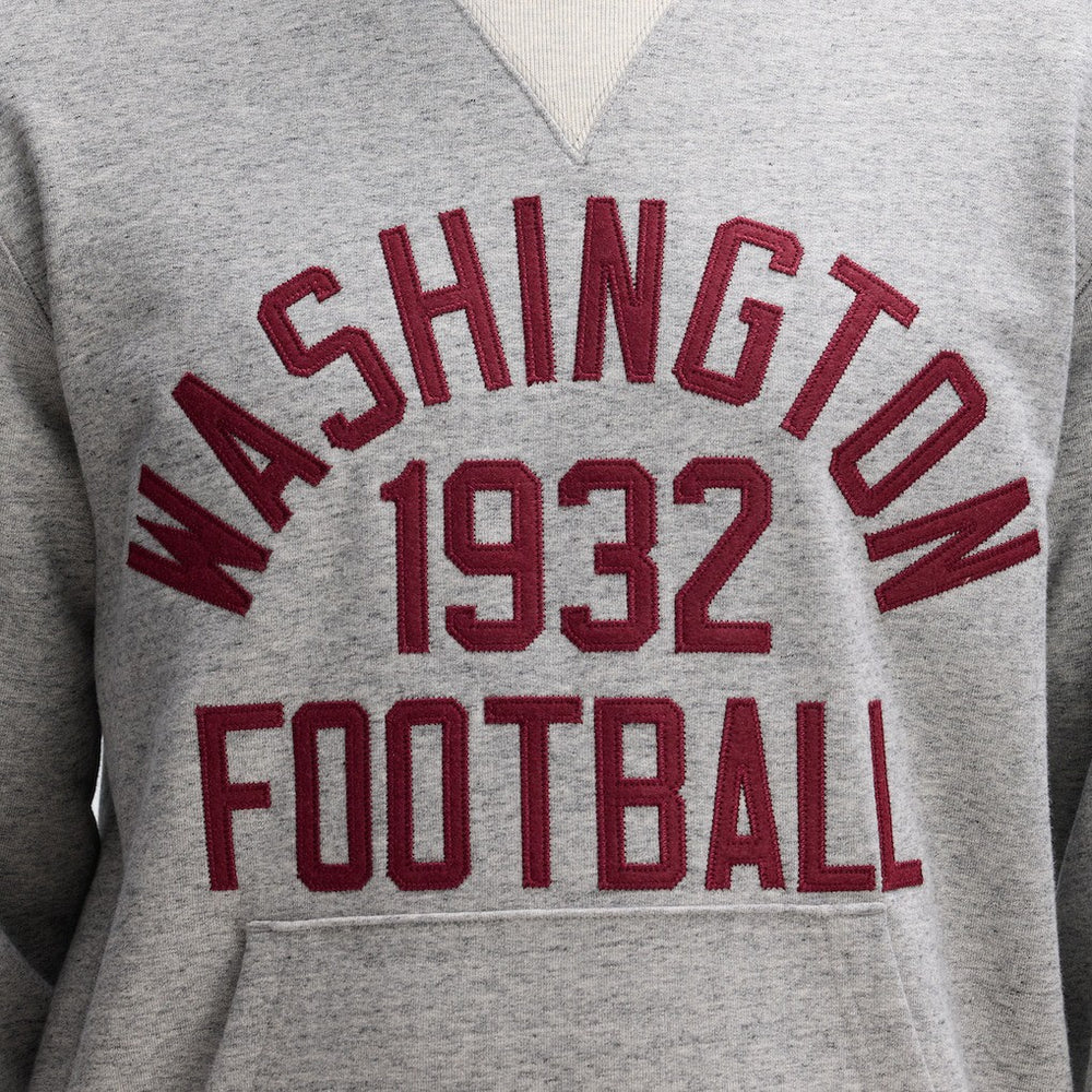 Washington Commanders IconicFleece Pocket Sweatshirt - Heather Gray Sweatshirts