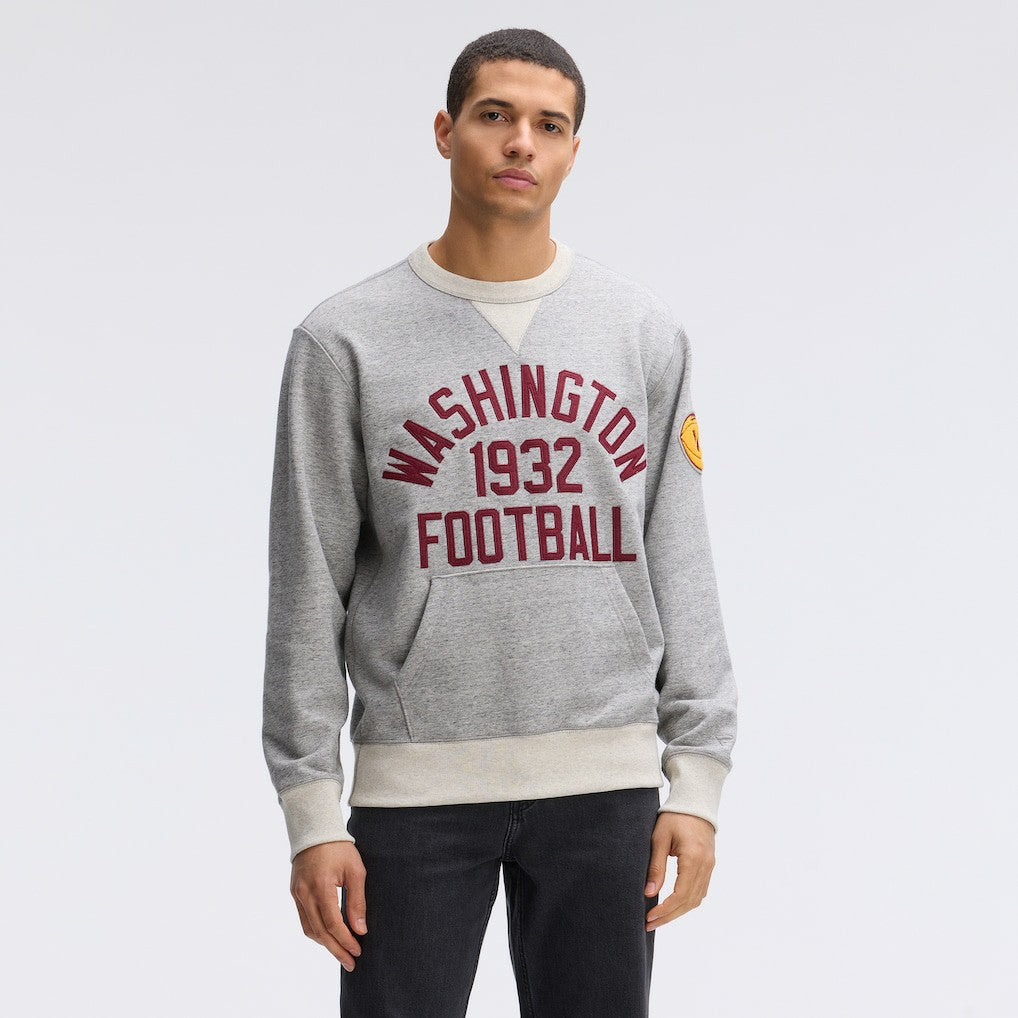 Washington Commanders IconicFleece Pocket Sweatshirt - Heather Gray Sweatshirts