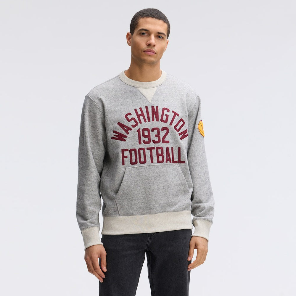 Washington Commanders IconicFleece Pocket Sweatshirt - Heather Gray Sweatshirts