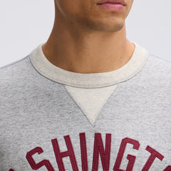 Washington Commanders IconicFleece Pocket Sweatshirt - Heather Gray Sweatshirts
