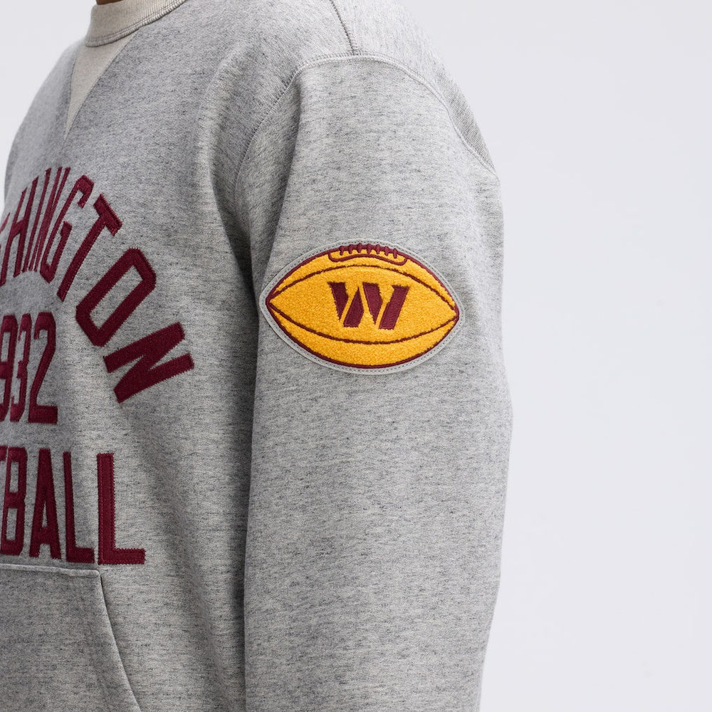 Washington Commanders IconicFleece Pocket Sweatshirt - Heather Gray Sweatshirts