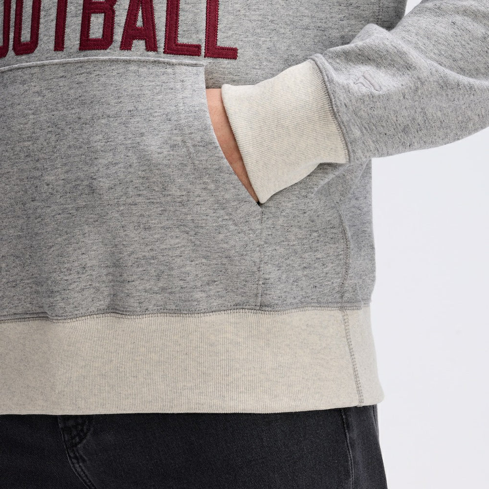 Washington Commanders IconicFleece Pocket Sweatshirt - Heather Gray Sweatshirts