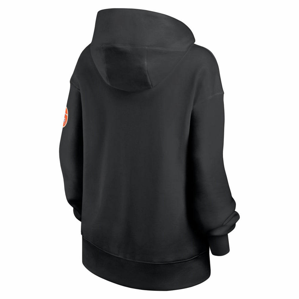 Denver Broncos Women's Oversized Legacy Phoenix Hoodie - Black Hoodies