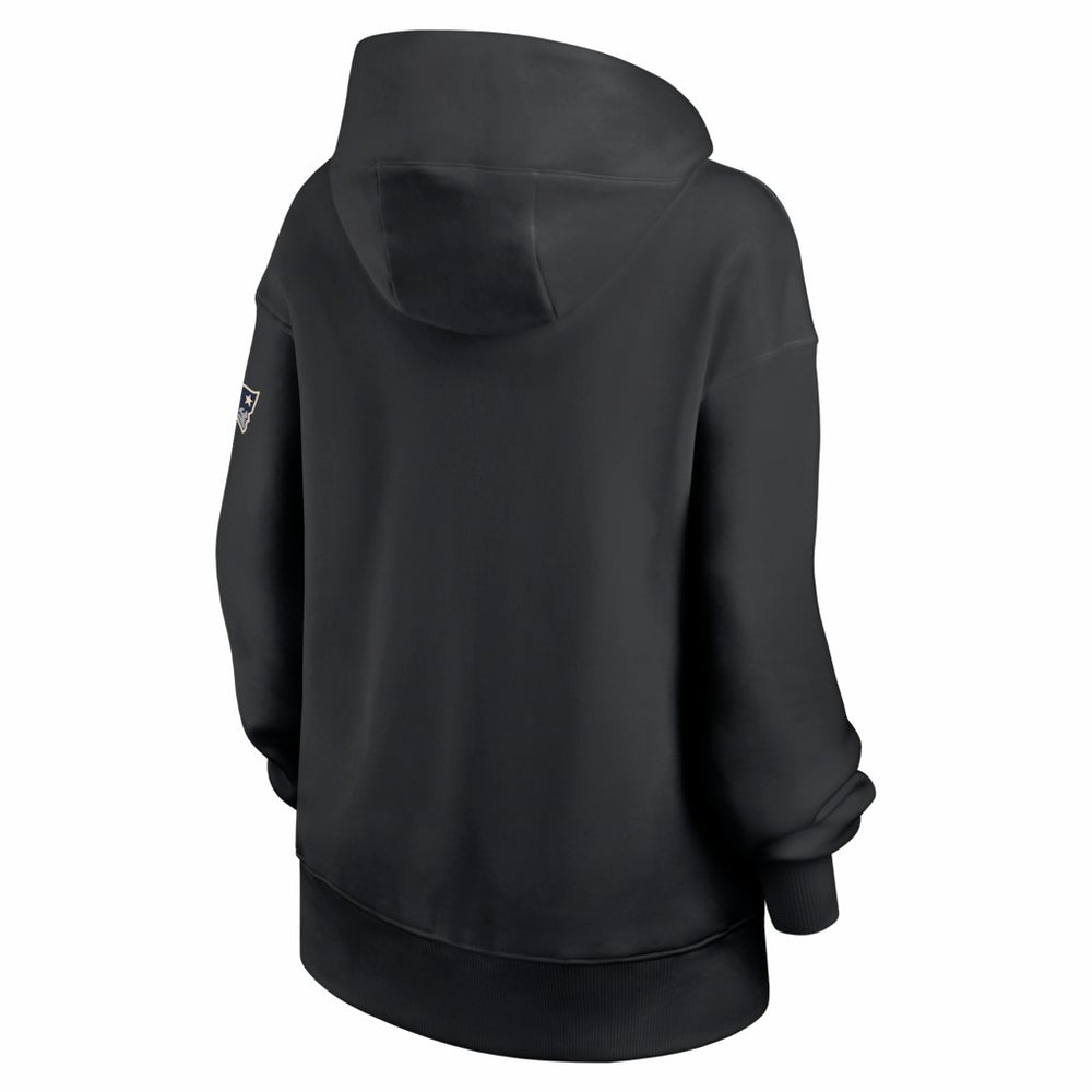 New England Patriots Women's Oversized Legacy Phoenix Hoodie - Black Hoodies