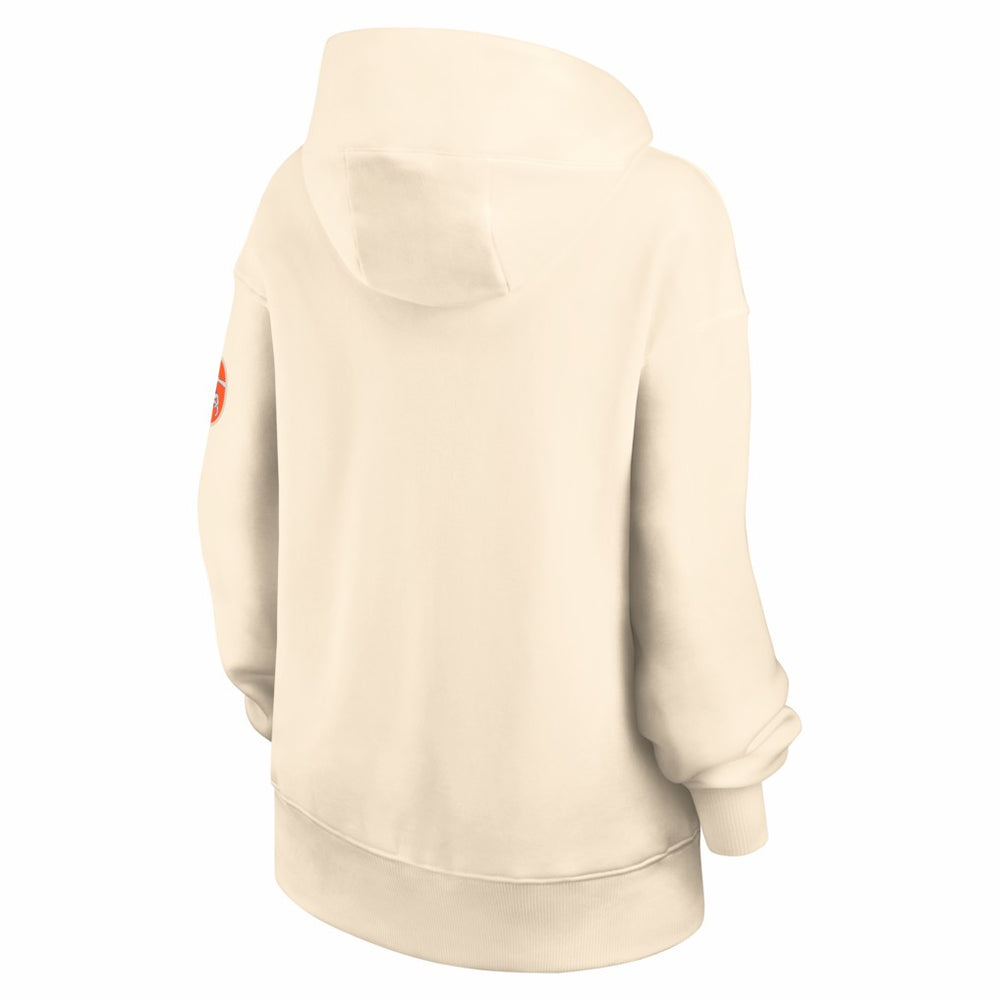 Denver Broncos Women's Oversized Legacy Phoenix Hoodie - Natural Hoodies