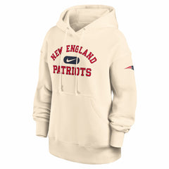 New England Patriots Women's Oversized Legacy Phoenix Hoodie - Natural Hoodies