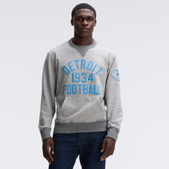 Detroit Lions IconicFleece Pocket Sweatshirt - Heather Gray Sweatshirts
