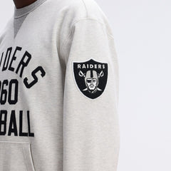 Las Vegas Raiders IconicFleece Pocket Sweatshirt - Heather Gray Sweatshirts