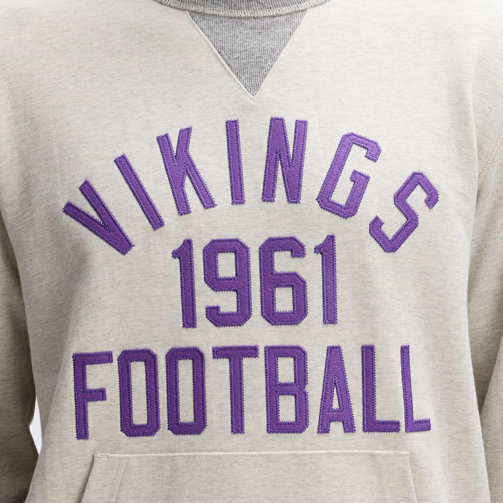 Minnesota Vikings IconicFleece Pocket Sweatshirt - Oatmeal Sweatshirts