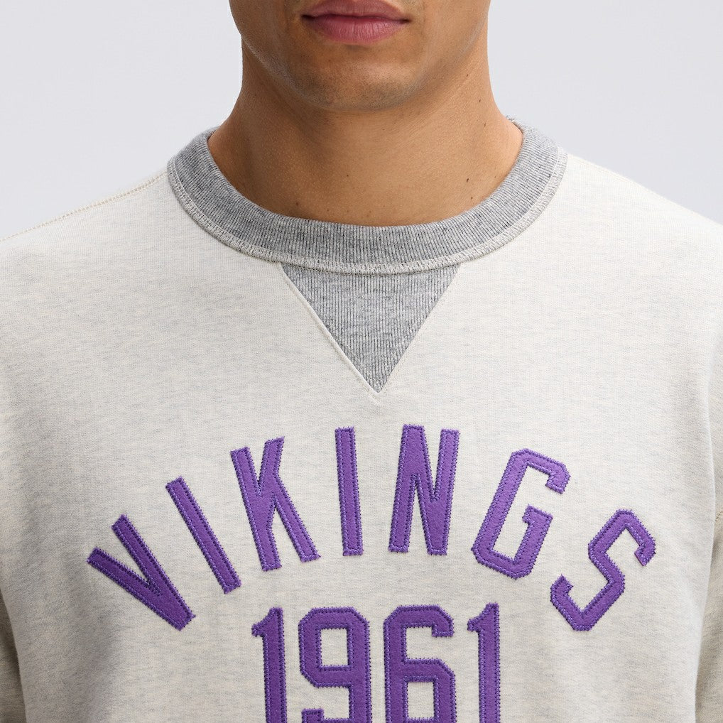 Minnesota Vikings IconicFleece Pocket Sweatshirt - Oatmeal Sweatshirts