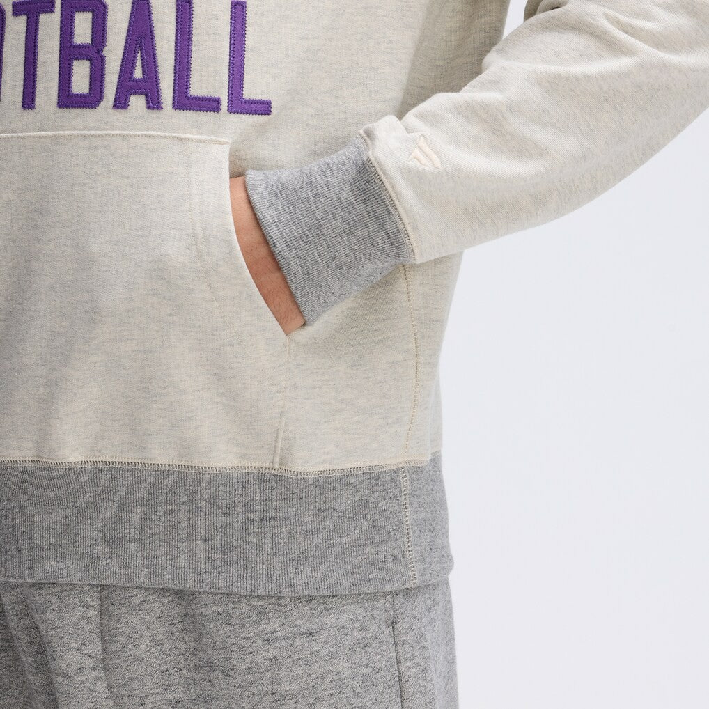 Minnesota Vikings IconicFleece Pocket Sweatshirt - Oatmeal Sweatshirts