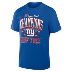 New York Giants 4x Super Bowl Champions T-Shirt - Royal T-shirts
