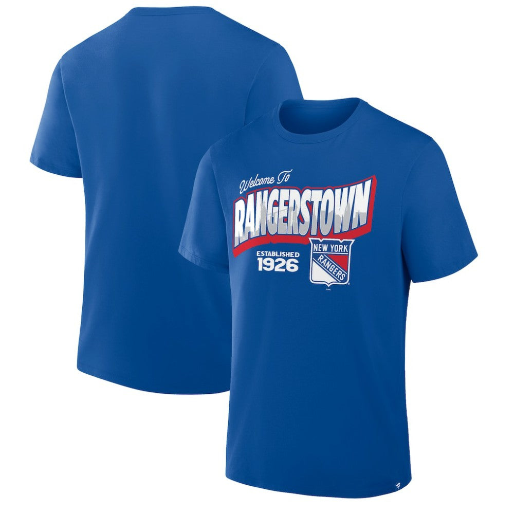 New York Rangers Fanatics Hometown Local T-Shirt - Blue | US 2001634909