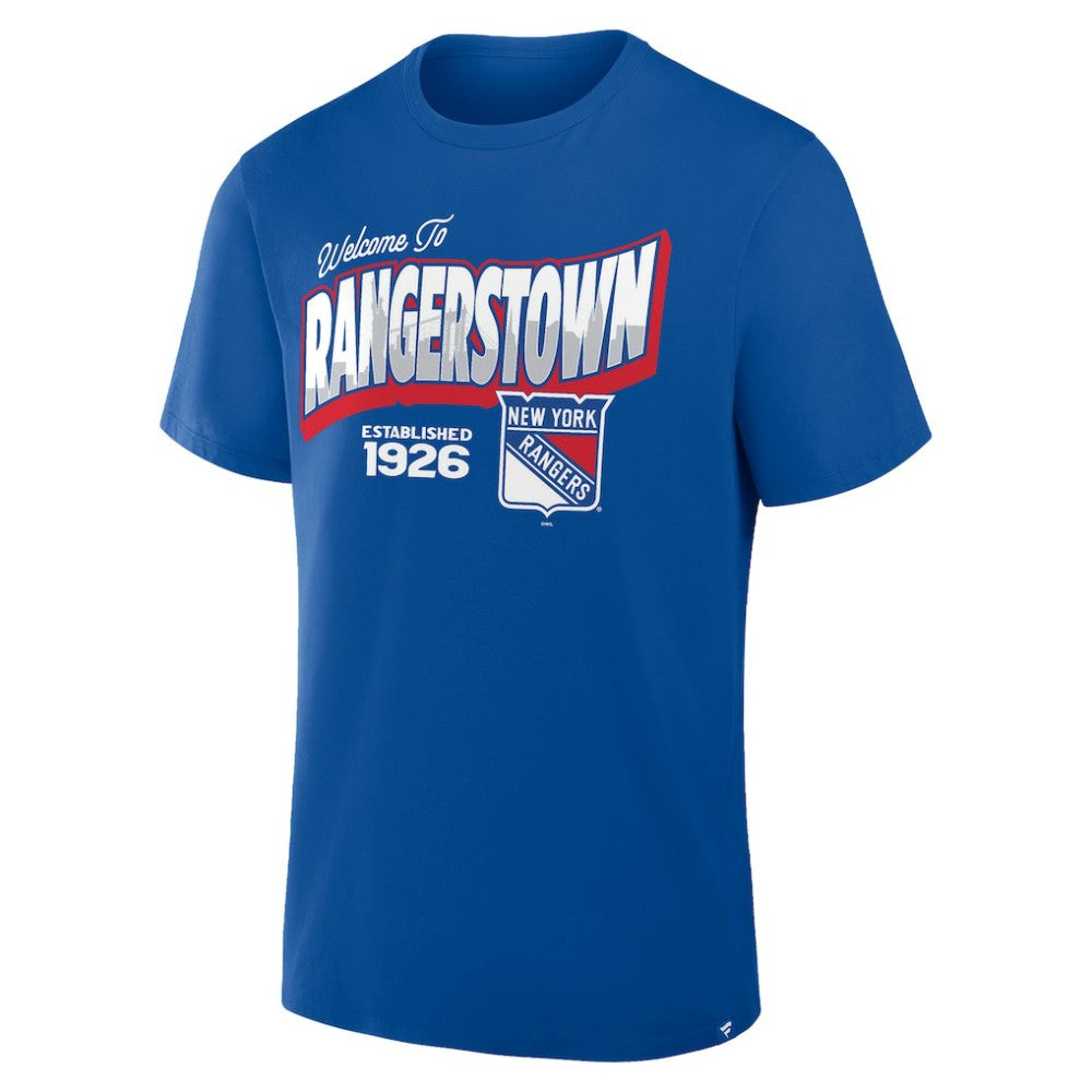 New York Rangers Fanatics Hometown Local T-Shirt - Blue | US 2001634909
