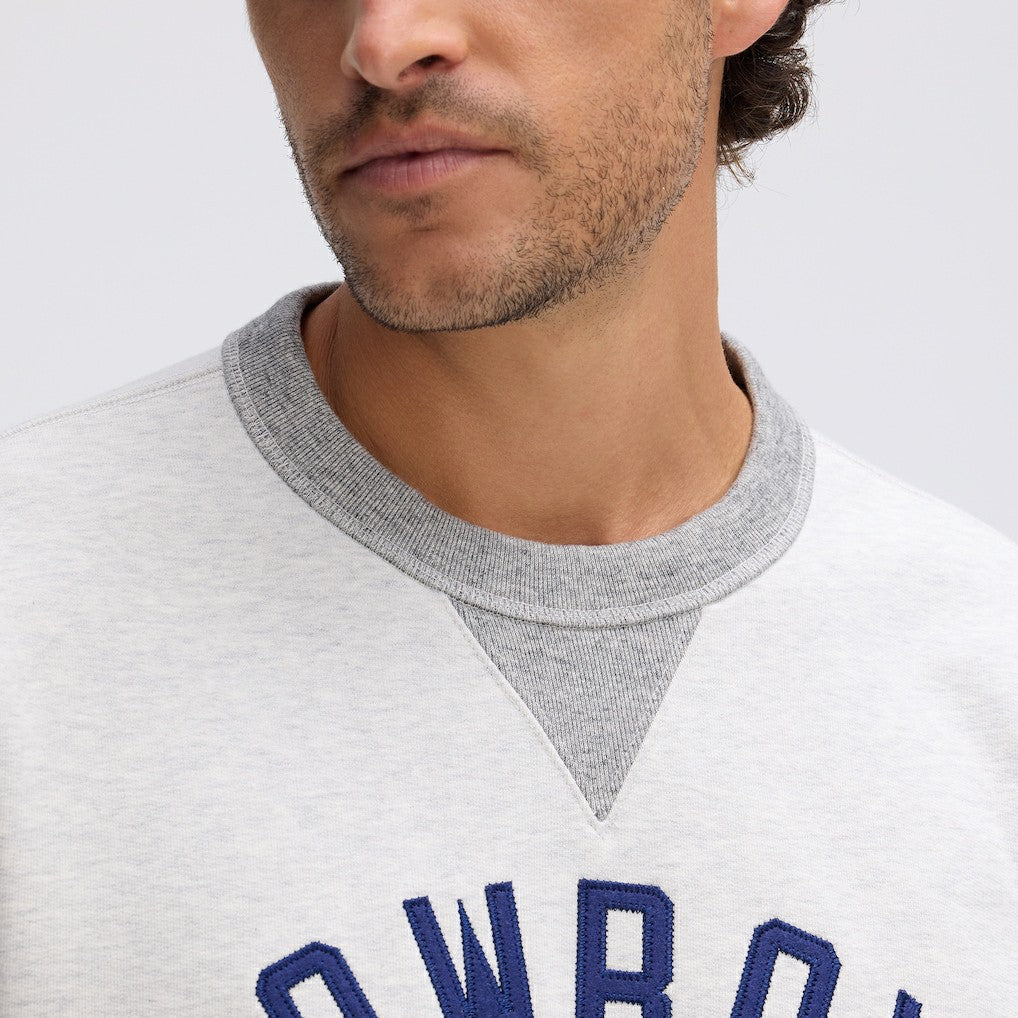 Dallas Cowboys IconicFleece Pocket Sweatshirt - Heather Gray Sweatshirts
