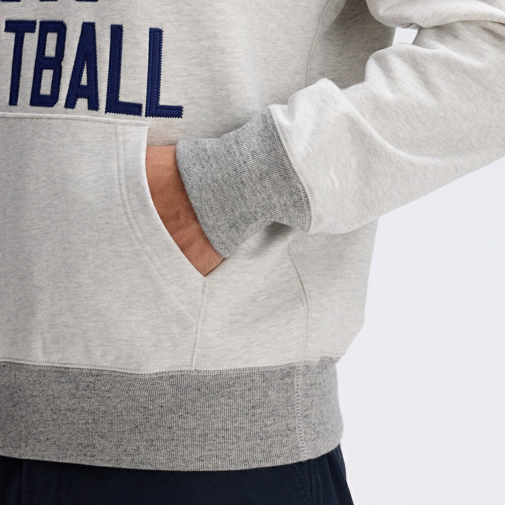 Dallas Cowboys IconicFleece Pocket Sweatshirt - Heather Gray Sweatshirts
