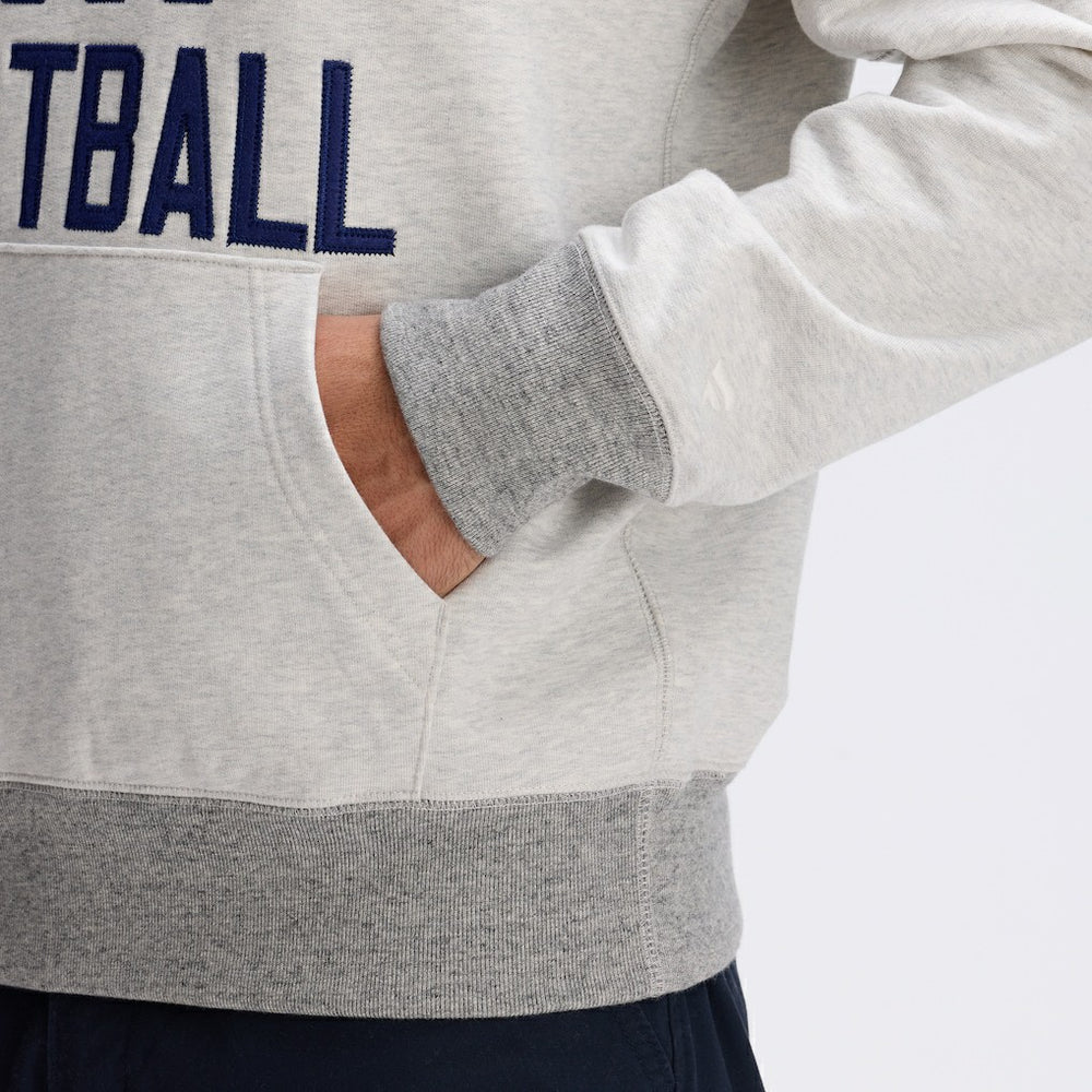 Dallas Cowboys IconicFleece Pocket Sweatshirt - Heather Gray Sweatshirts