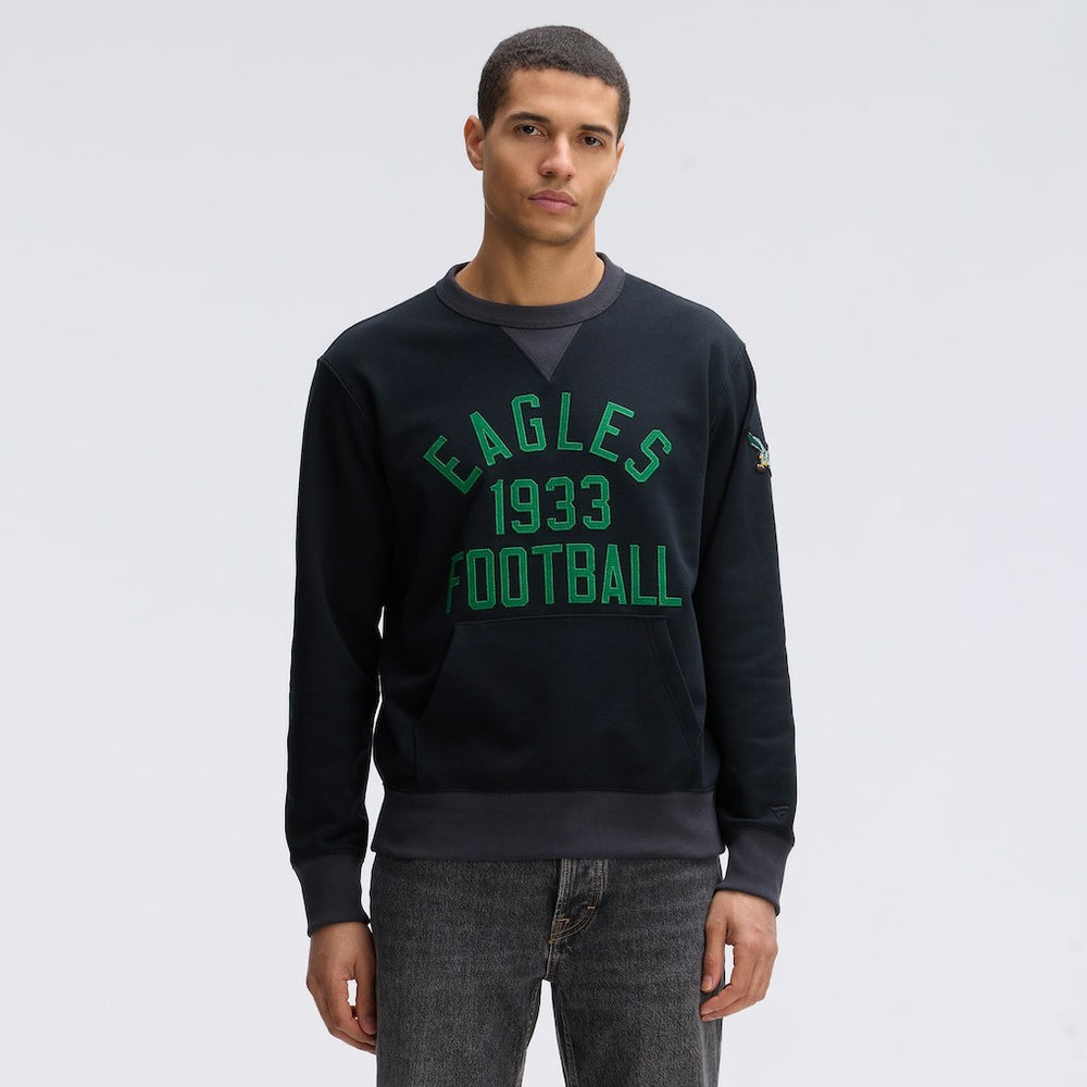 Philadelphia Eagles IconicFleece Pocket Sweatshirt - Black Sweatshirts