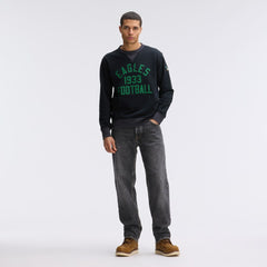 Philadelphia Eagles IconicFleece Pocket Sweatshirt - Black Sweatshirts