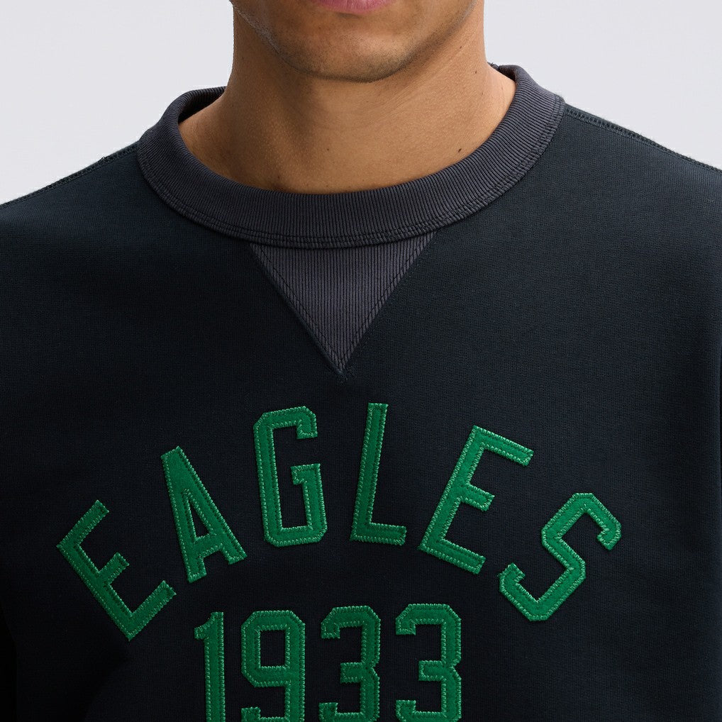 Philadelphia Eagles IconicFleece Pocket Sweatshirt - Black Sweatshirts