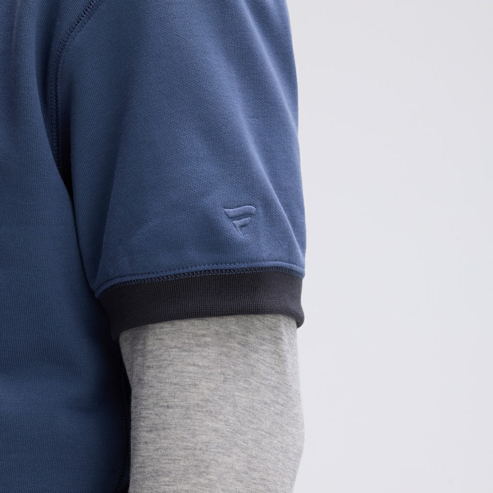 Buffalo Bills IconicFleece Short Sleeve Sweatshirt - Royal Sweatshirts